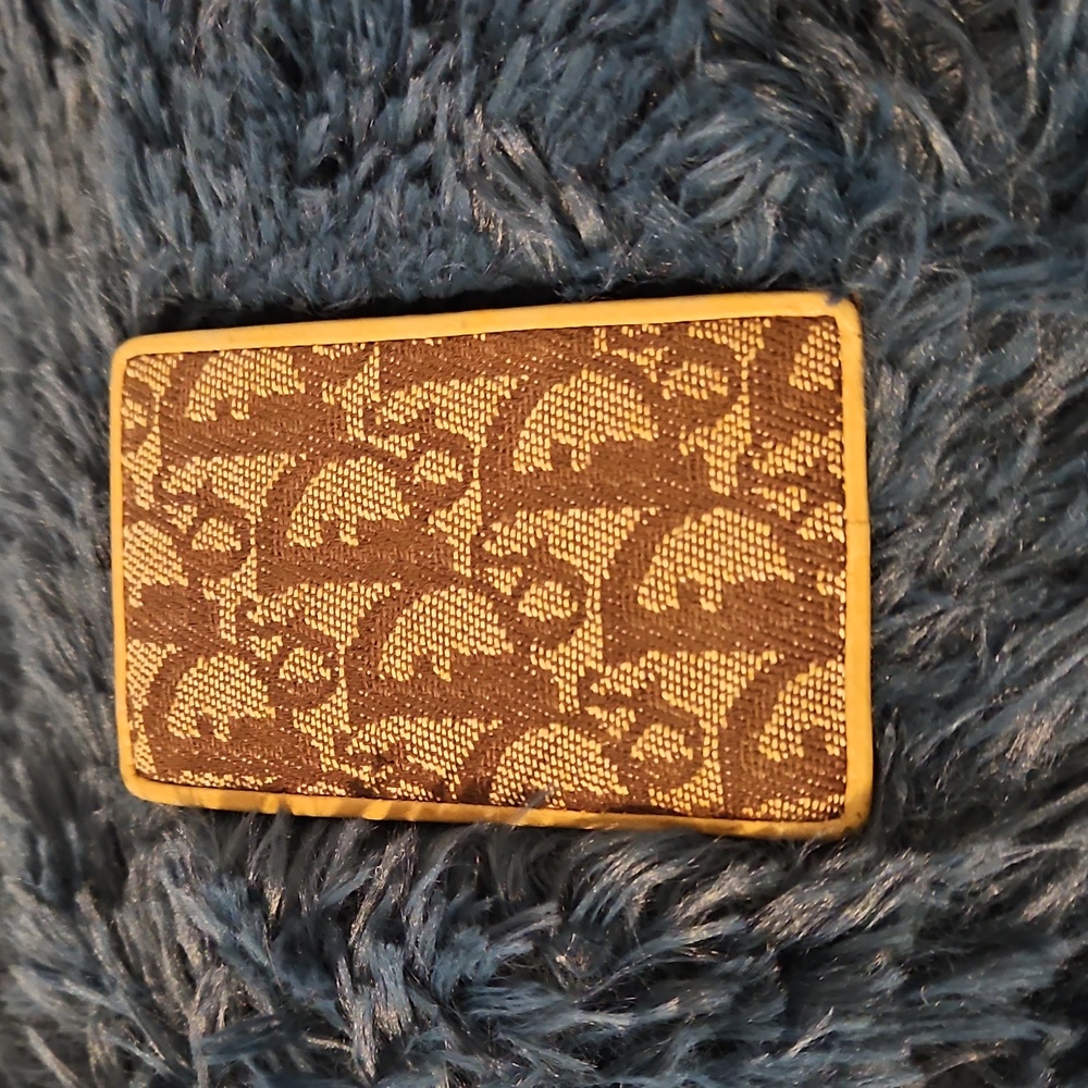 Authentic Vintage Dior Brown/Tan Leather Card Holder